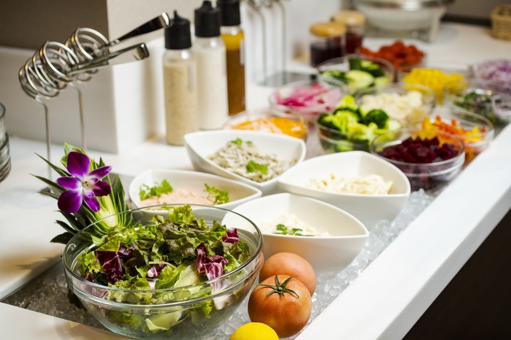 뷔페 아침 식사