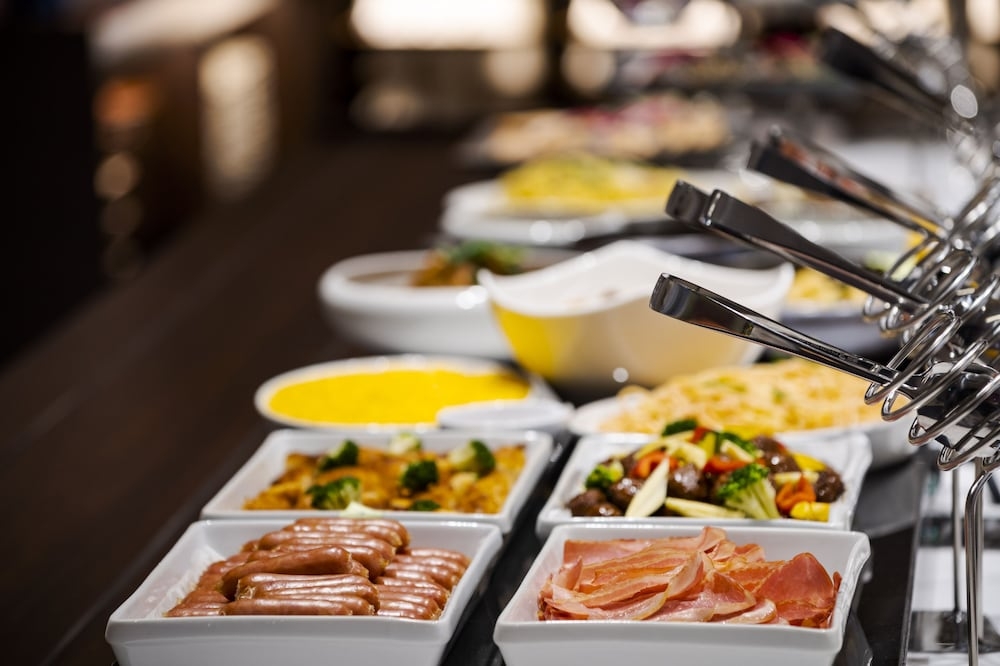 뷔페 아침 식사
