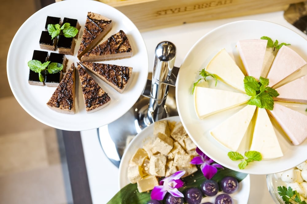 뷔페 아침 식사