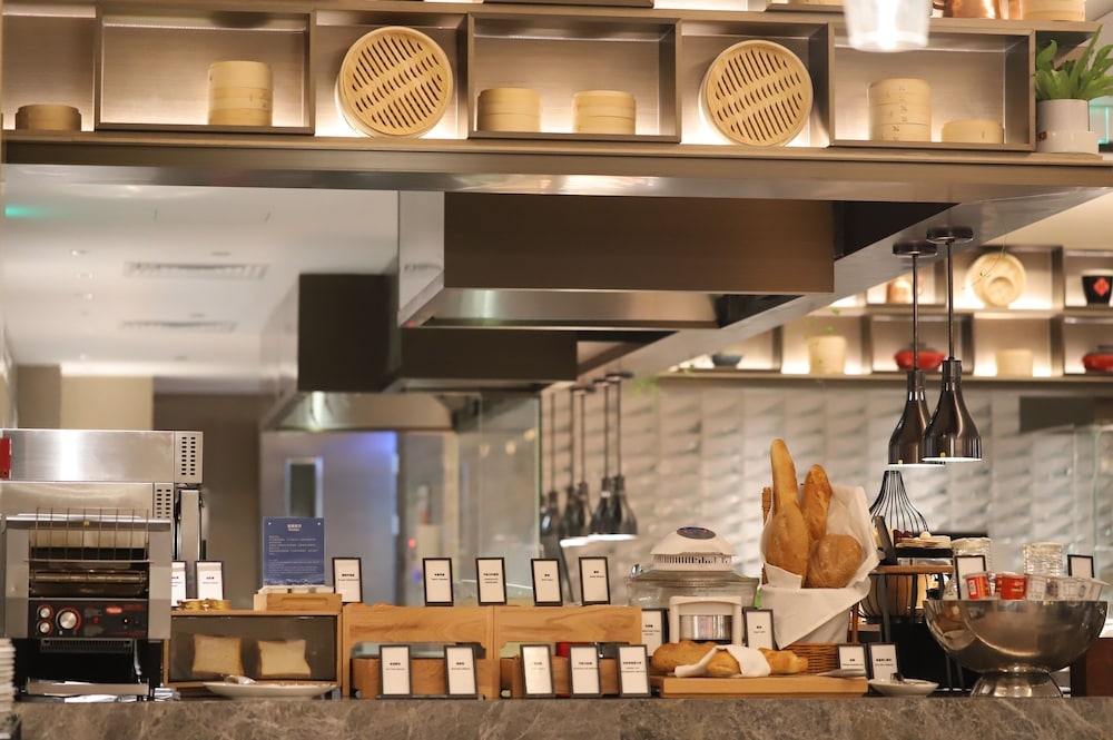 뷔페 아침 식사