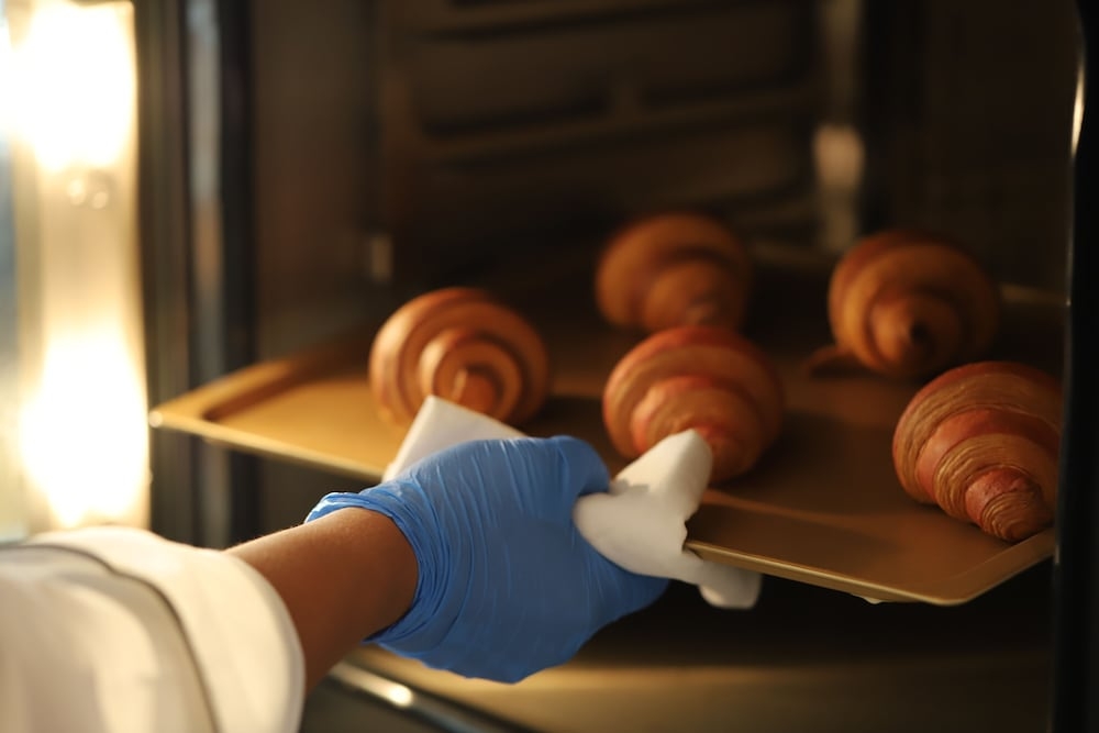 뷔페 아침 식사