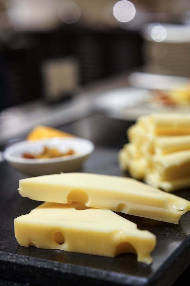 뷔페 아침 식사