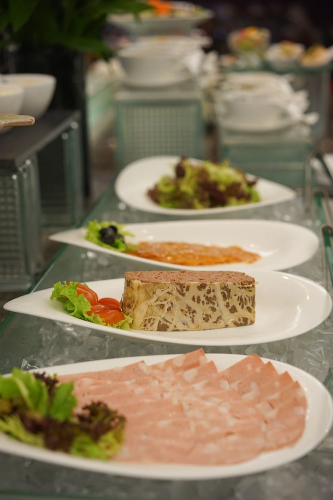 뷔페 아침 식사