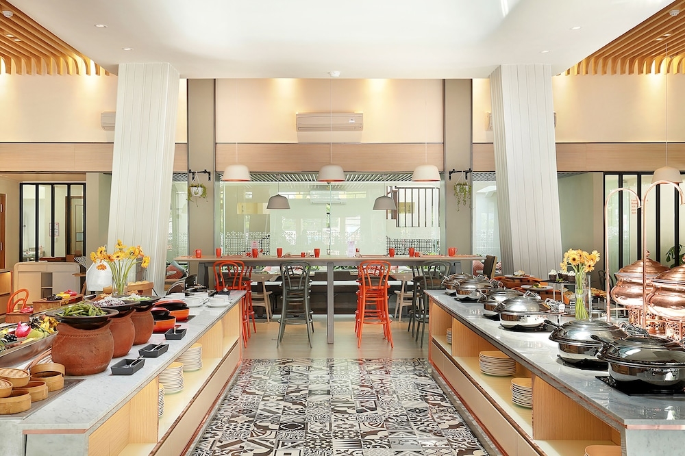 뷔페 아침 식사