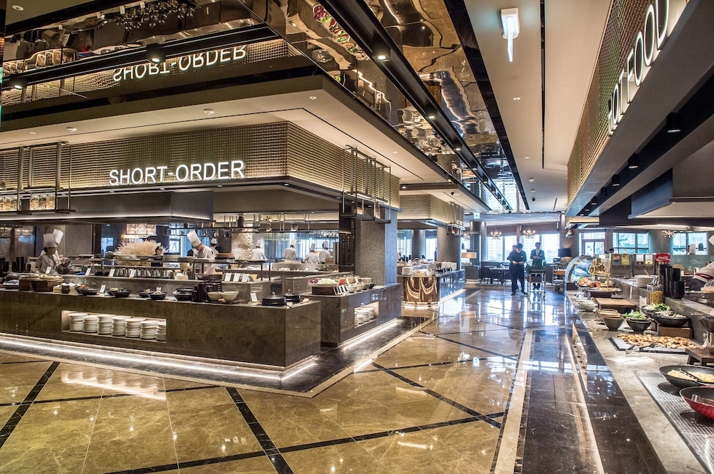 뷔페 아침 식사