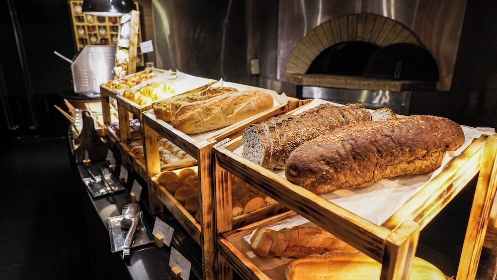 뷔페 아침 식사