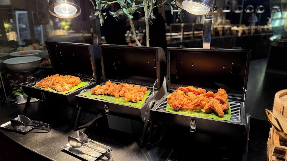 뷔페 아침 식사