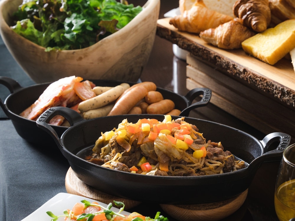 뷔페 아침 식사