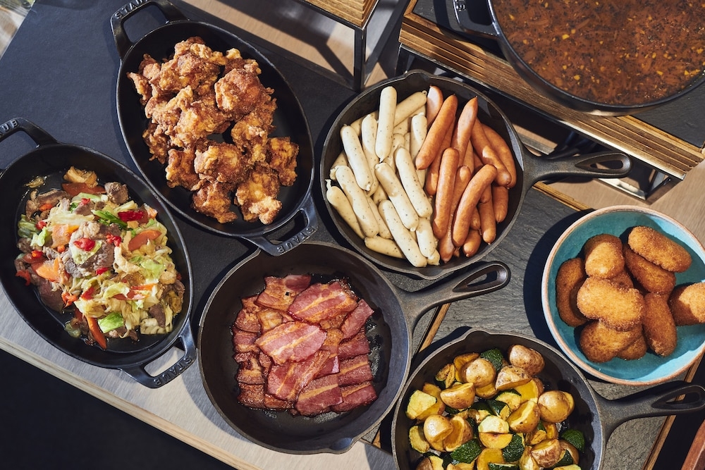 뷔페 아침 식사