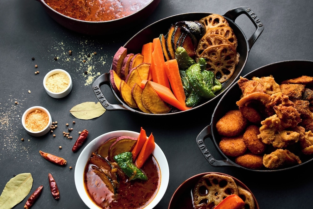 뷔페 아침 식사