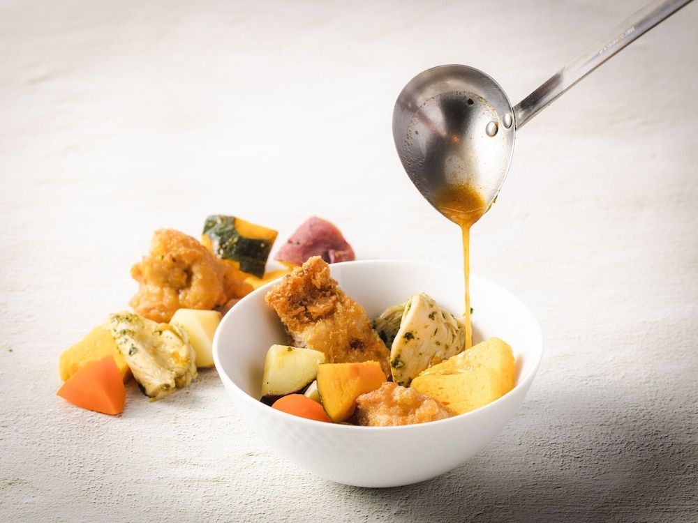 뷔페 아침 식사