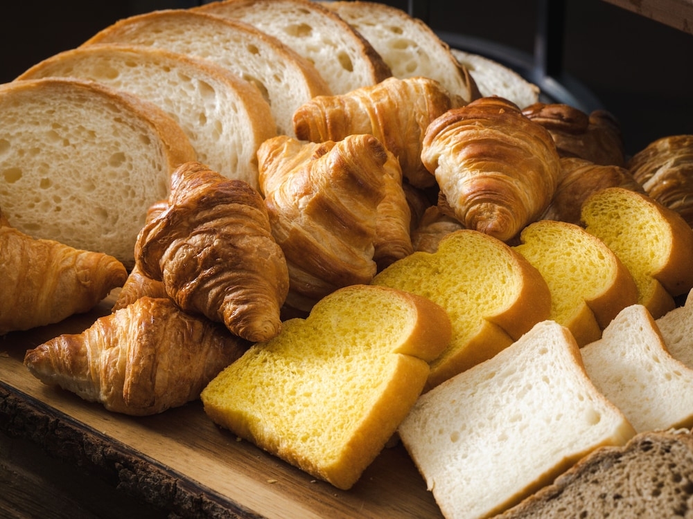 뷔페 아침 식사