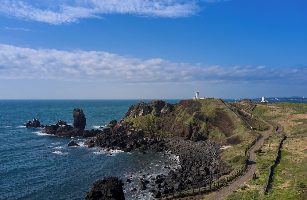 숙박 시설에서 보는 주변 전망