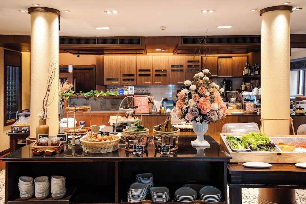 뷔페 아침 식사