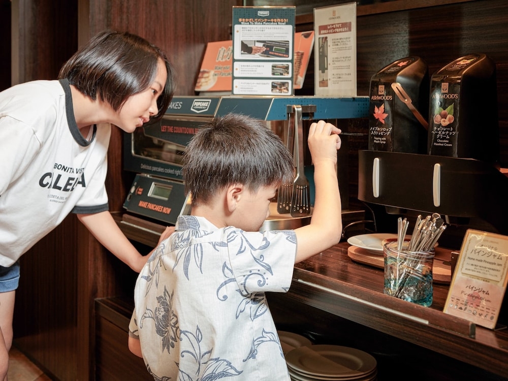 뷔페 아침 식사