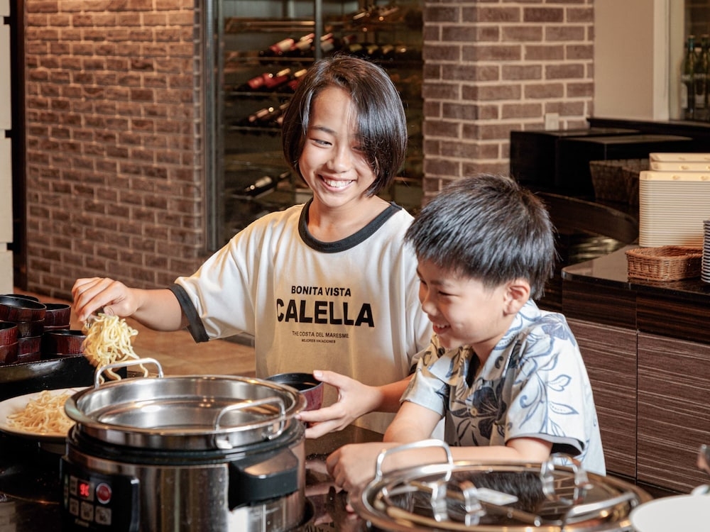 뷔페 아침 식사