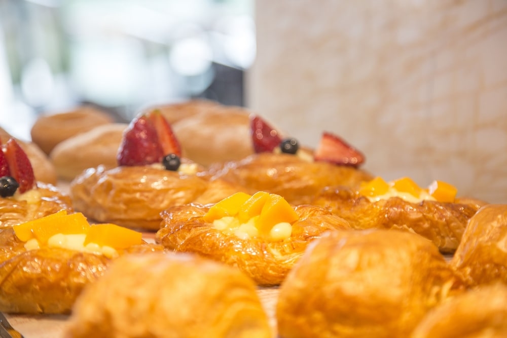 뷔페 아침 식사