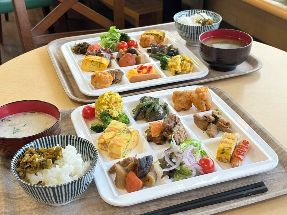 뷔페 아침 식사