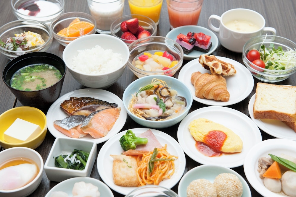 뷔페 아침 식사