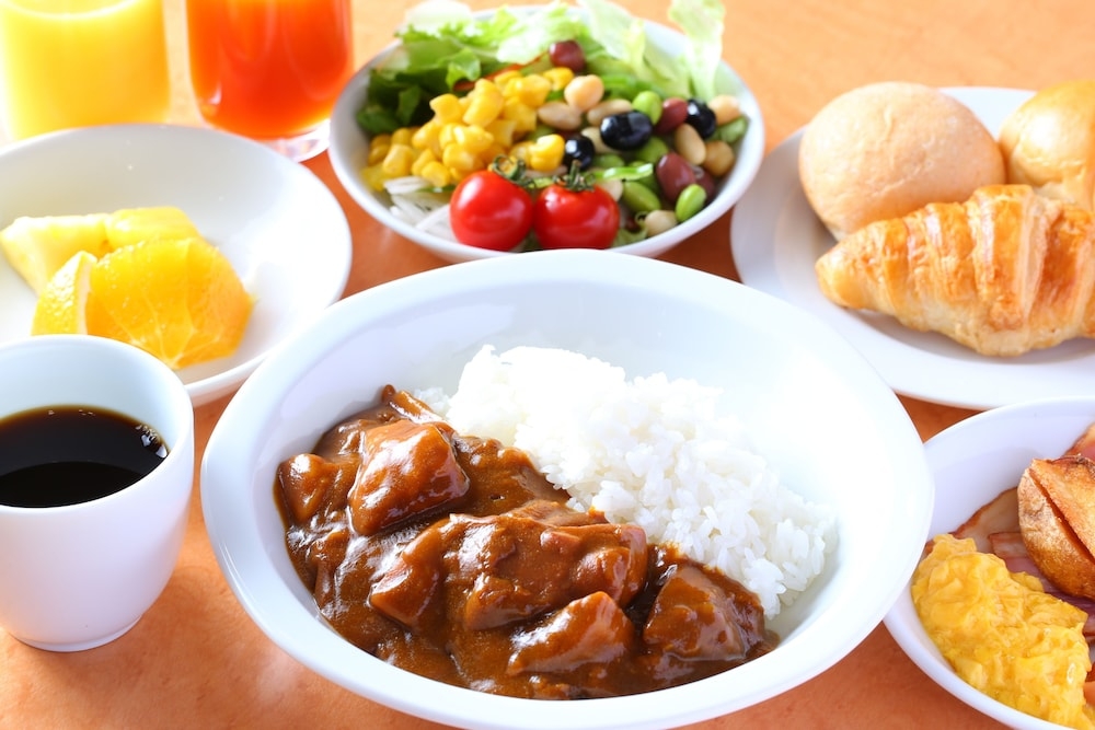 뷔페 아침 식사