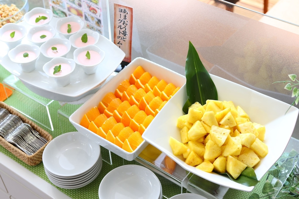 뷔페 아침 식사