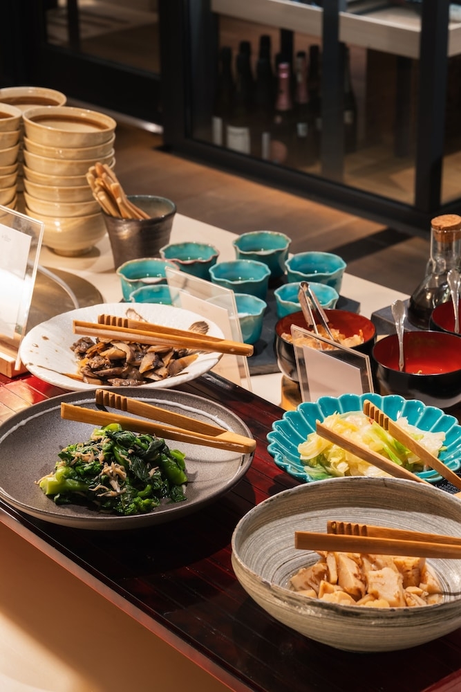 뷔페 아침 식사