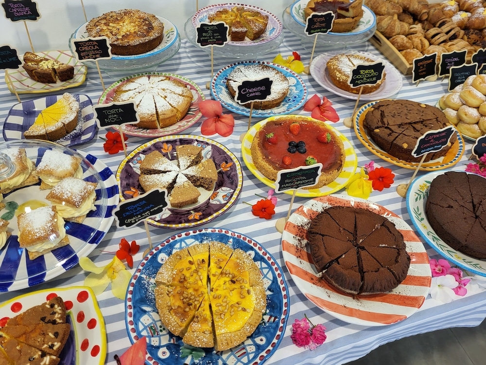 뷔페 아침 식사