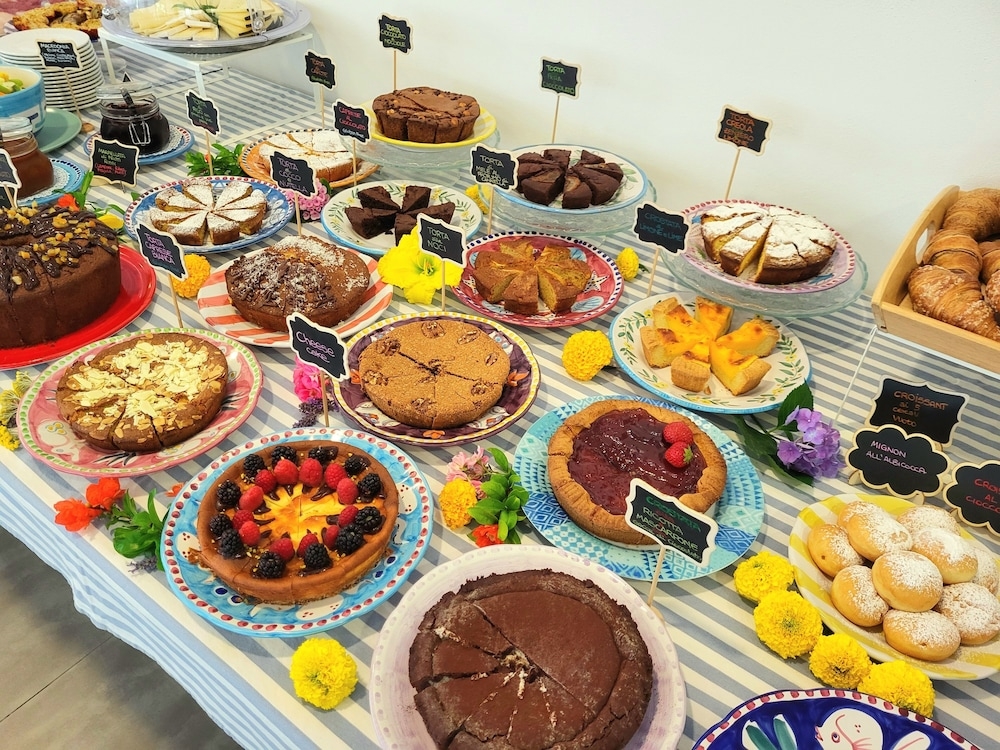 뷔페 아침 식사