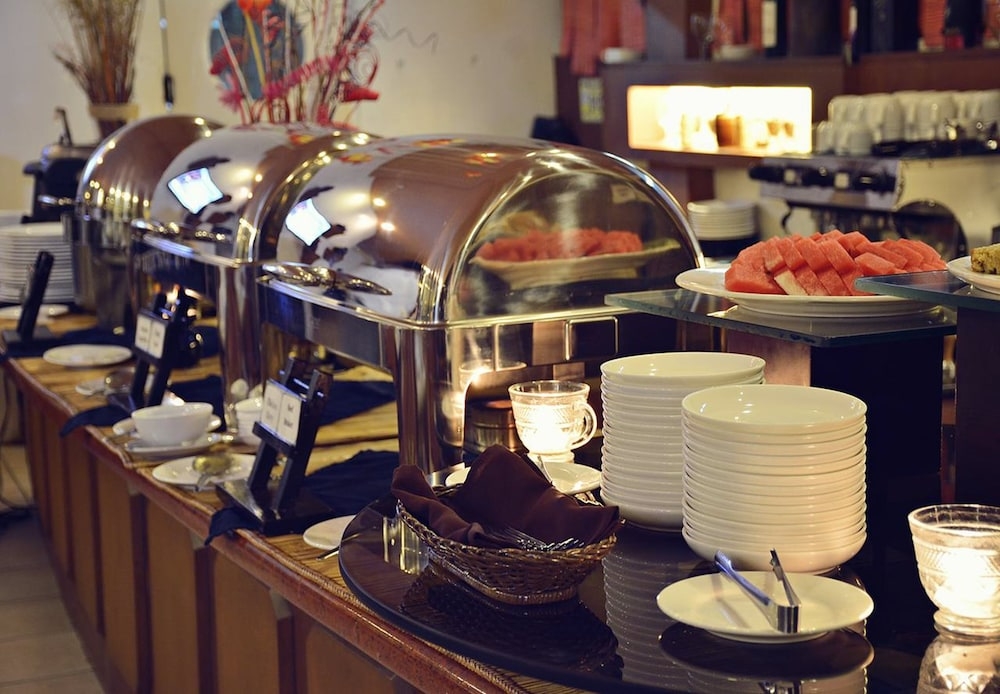 뷔페 아침 식사