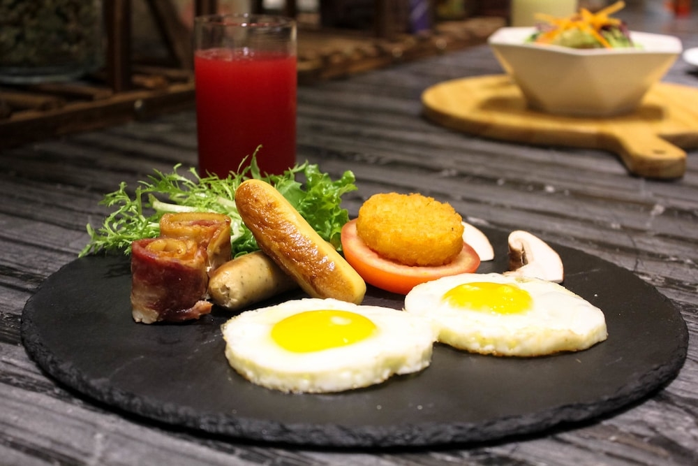 뷔페 아침 식사