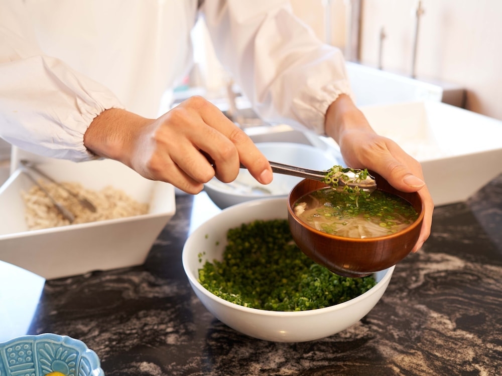 뷔페 아침 식사