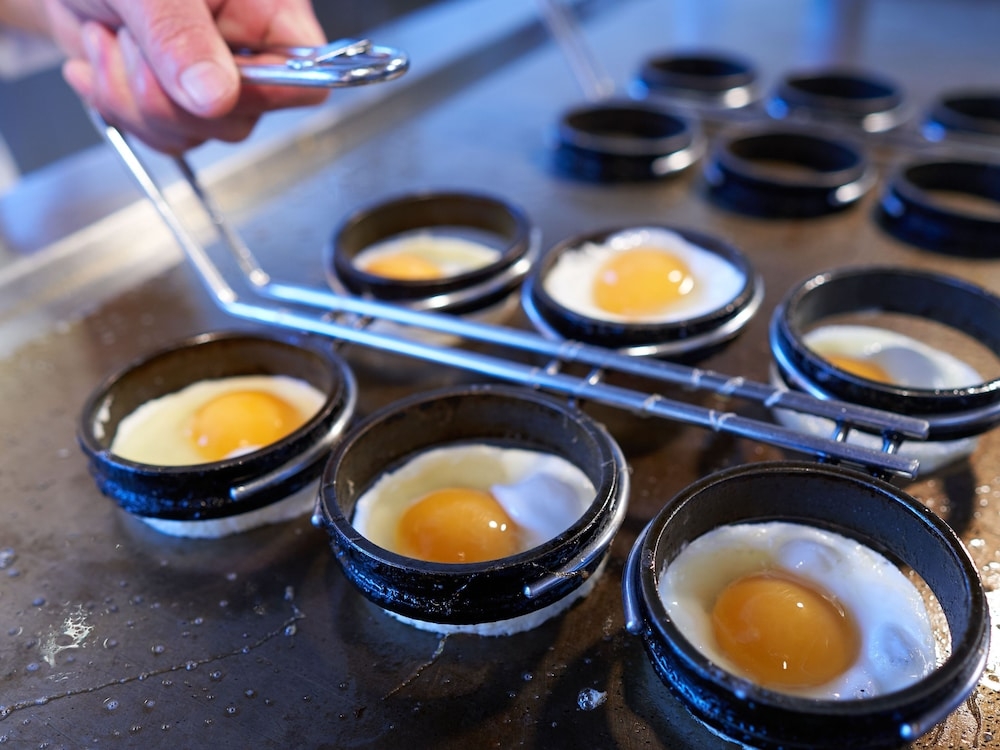 뷔페 아침 식사