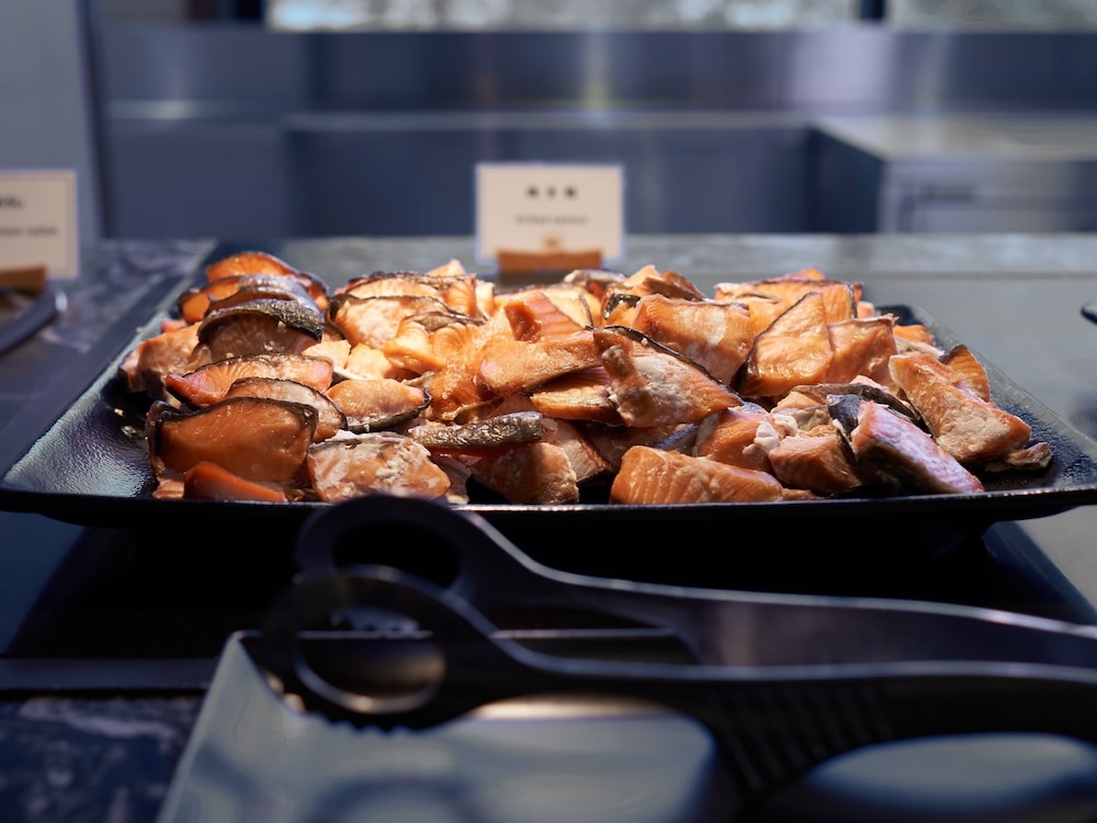 뷔페 아침 식사