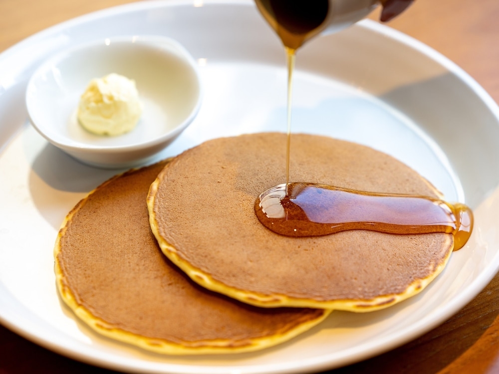 뷔페 아침 식사