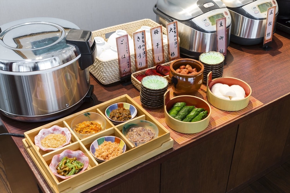 뷔페 아침 식사