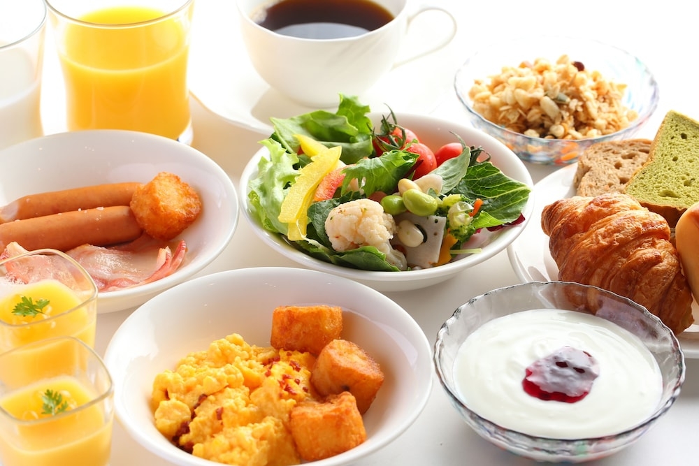 뷔페 아침 식사