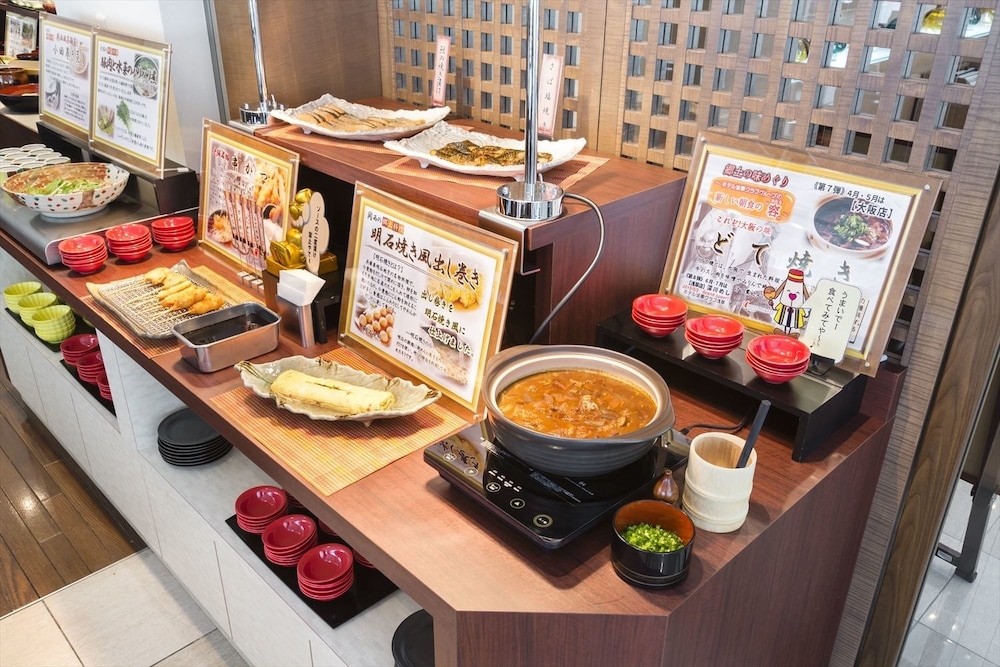 뷔페 아침 식사