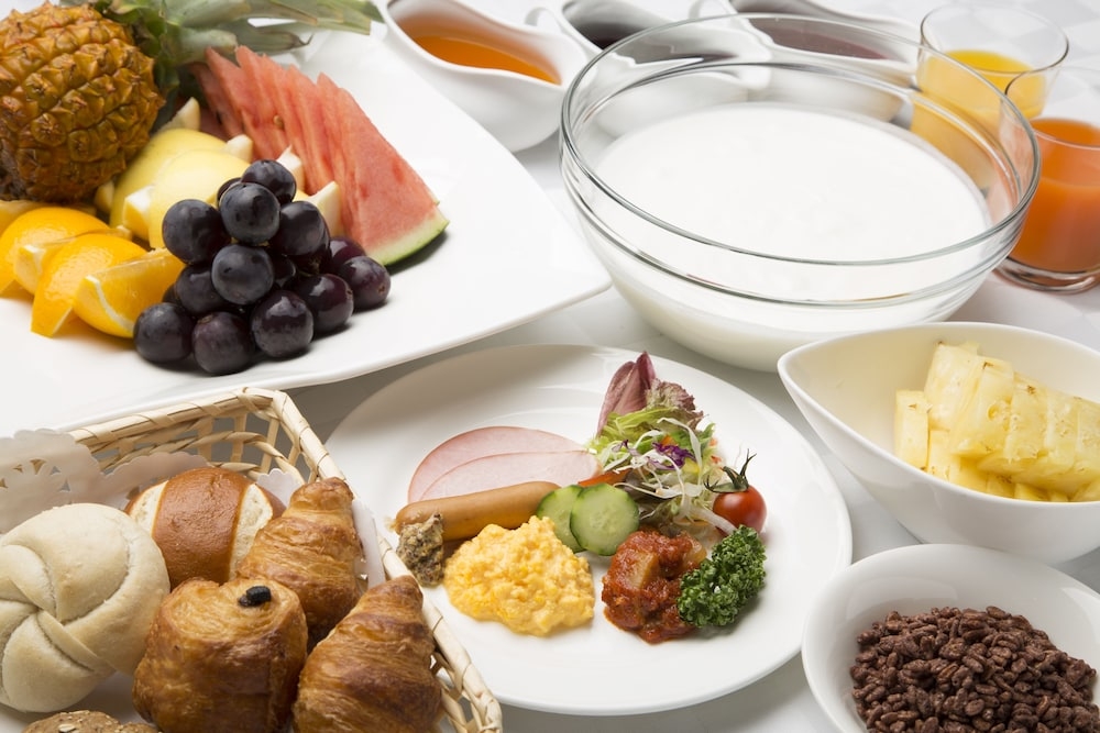 뷔페 아침 식사