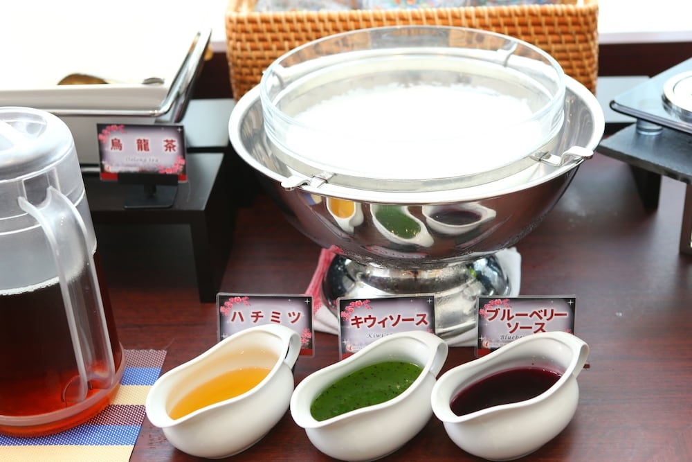 뷔페 아침 식사