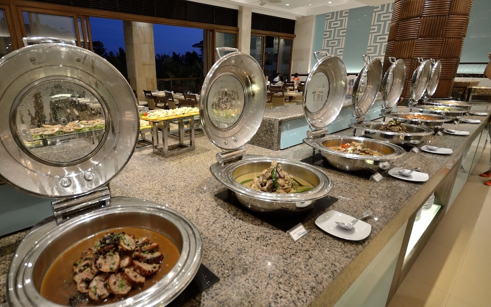 뷔페 아침 식사