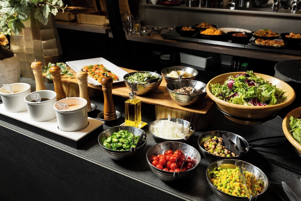 뷔페 아침 식사