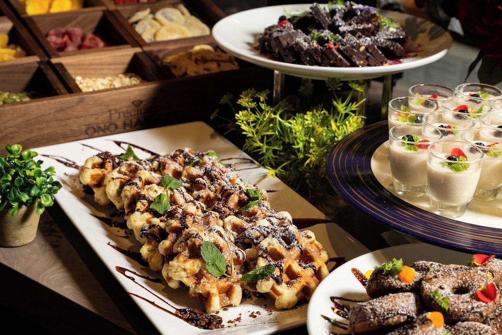 뷔페 아침 식사