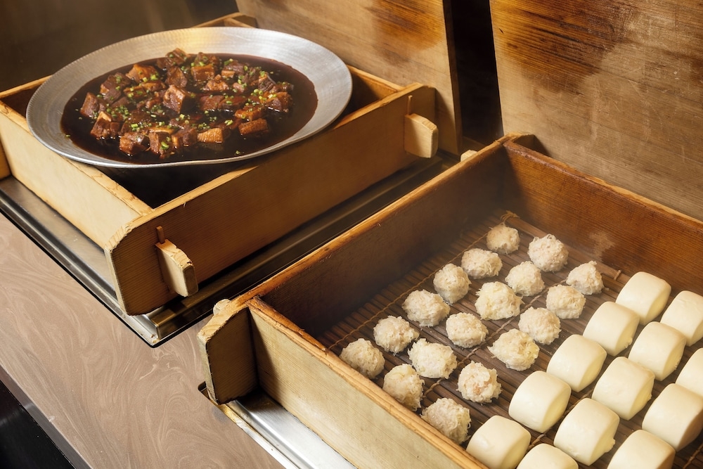 뷔페 아침 식사