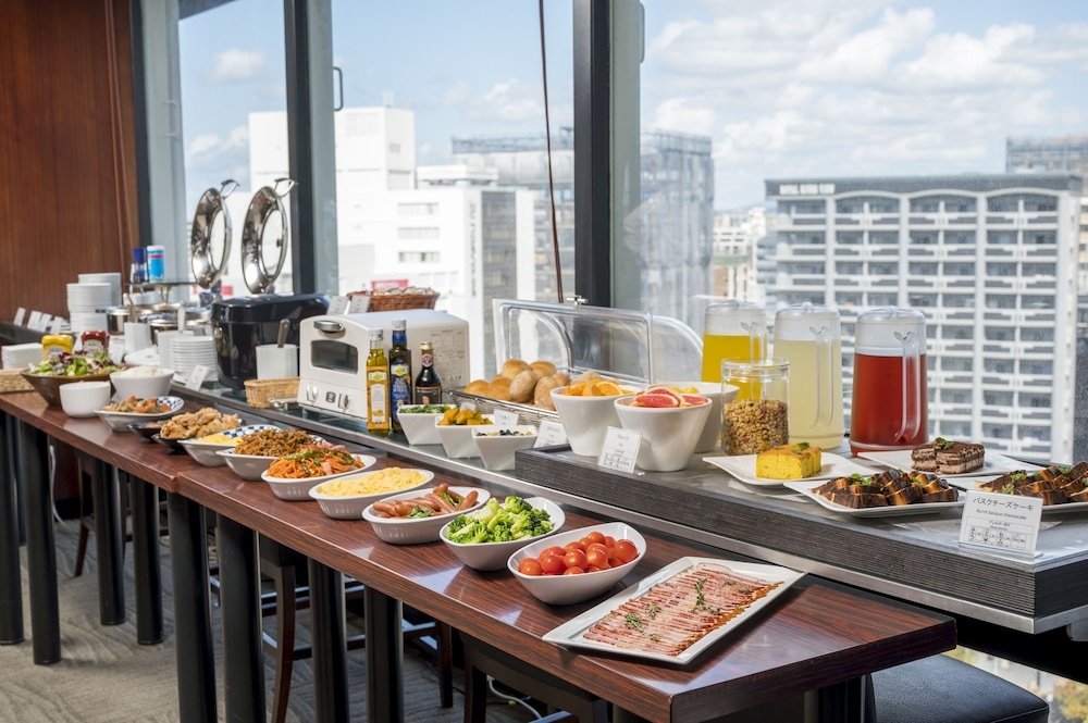 뷔페 아침 식사