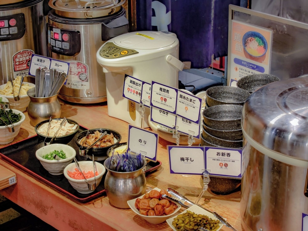 뷔페 아침 식사