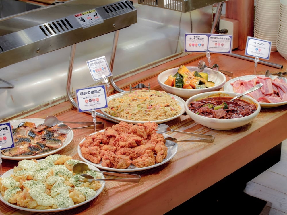 뷔페 아침 식사