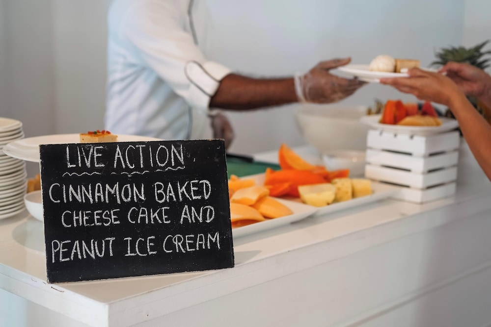 뷔페 아침 식사