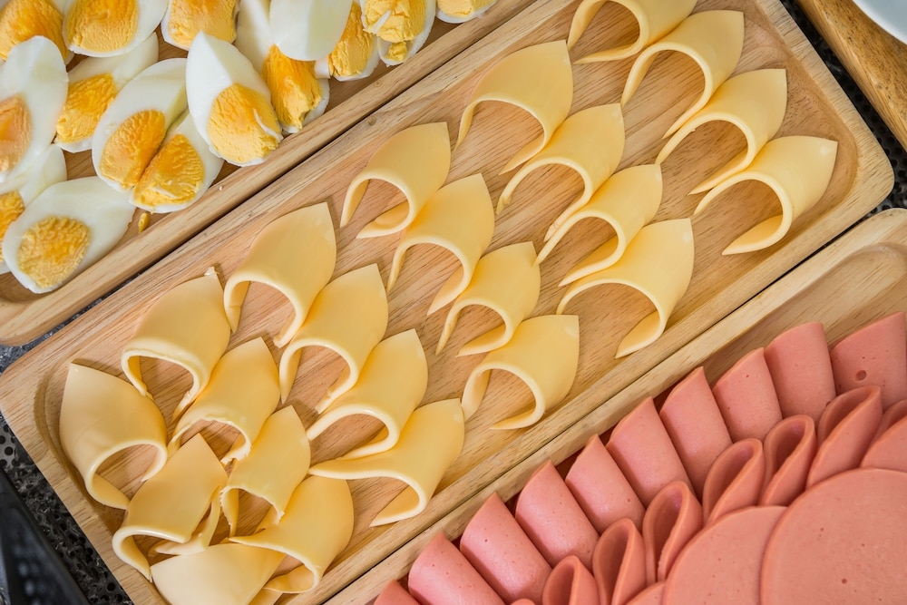 뷔페 아침 식사