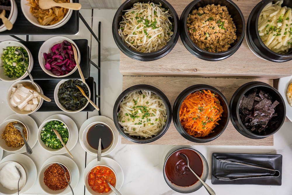 뷔페 아침 식사