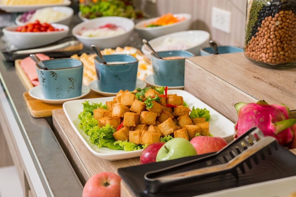 뷔페 아침 식사